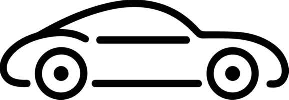 A sedan black and white car icon, designed for multipurpose use. Its sleek, minimalistic design ensures versatility for various applications, including logos, icons, and more vector