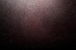 Abstract Glitter Texture Banner with Red, Black, and White Elements, Twinkling Stars Effect, Rough Rusty Surface photo
