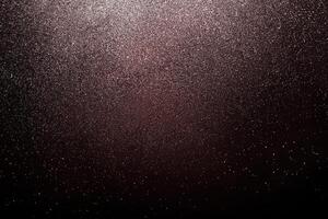Abstract Glitter Texture Banner with Red, Black, and White Elements, Twinkling Stars Effect, Rough Rusty Surface photo