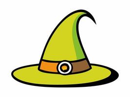 Witch hat isolated on a white background vector