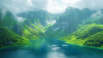Nature Background, High-Resolution Wallpaper for a Serene and Stunning View photo
