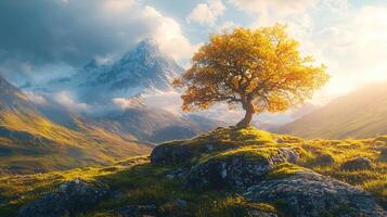 Nature Background, High-Resolution Wallpaper for a Serene and Stunning View photo