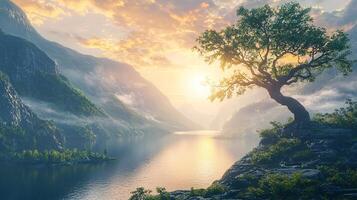 Nature Background, High-Resolution Wallpaper for a Serene and Stunning View photo