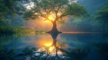 Nature Background, High-Resolution Wallpaper for a Serene and Stunning View photo