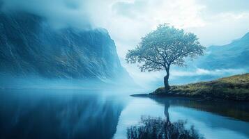 Nature Background, High-Resolution Wallpaper for a Serene and Stunning View photo