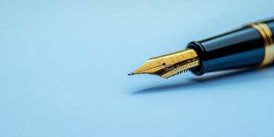 Capture your unique thoughts effortlessly with this elegantly designed fountain pen, which is perfect for planning, brainstorming, and significantly enhancing your overall creative workflow photo