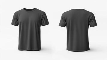This black tshirt mockup is perfect for displaying apparel graphics and branding, ideal for fashion enthusiasts and designers wanting to impress with eyecatching, stylish presentations photo