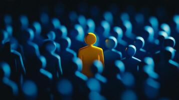 This visual showcases candidates unique qualities in recruitment, highlighting the need to select the right talent for suitable roles for the best fit for both candidates and organizations photo