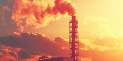 We are researching innovative carbon capture and storage technologies and strategies to reduce air pollution, aiming to enhance sustainability and combat climate change challenges photo