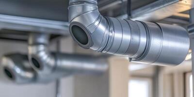 Discover a stateoftheart HVAC system featuring cuttingedge ducting, specifically designed to maximize efficiency for both heating and cooling in a variety of residential and industrial settings photo