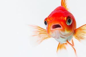 A fish with its mouth open photo