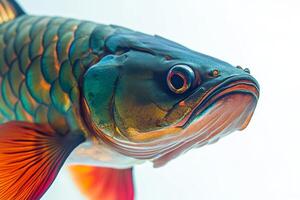 A fish with a long tail and a long body photo