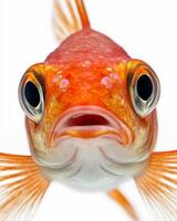A close up of a fish with big eyes photo