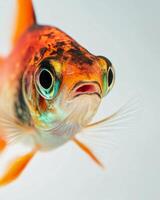 A close up of a fish with big eyes photo