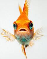 A fish with a big mouth and a big head photo