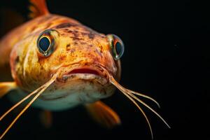 A close up of a fish with big eyes photo
