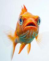 A fish with big eyes and a big mouth photo