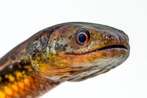 A close up of a fish with a long tail photo