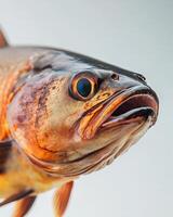 A close up of a fish with big eyes photo