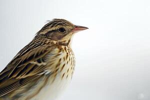A bird is standing on a branch photo