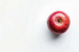 Apple Isolated With White Background photo