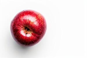 Apple Isolated With White Background photo