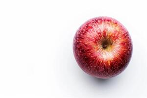 Apple Isolated With White Background photo