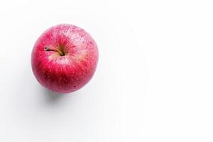 Apple Isolated With White Background photo