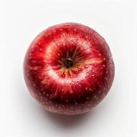 Apple Isolated With White Background photo