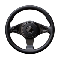 Generic steering wheel isolated on transparent background..... png