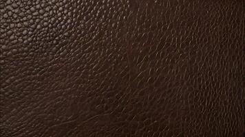 Dark Brown Textured Pebble Leather Background photo
