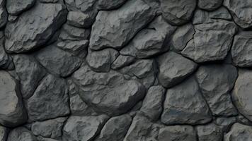 Gray Stone Wall Texture Seamless Background photo