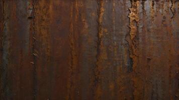 Rusty Metal Texture Background With Reddish Brown Hues photo