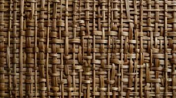 Natural Rattan Weave Pattern Background Texture photo