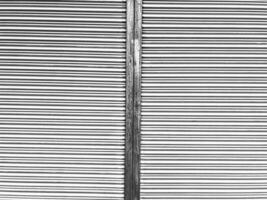 Abstract black and white horizontal lines background. photo