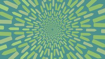 Abstract dotted spiral round simple background. vector