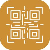 QR Code Reader Icon Design vector