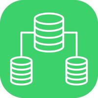 Structured Data icon vector