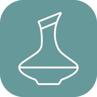 Wine Decanter Icon Design vector