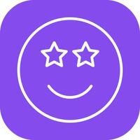 Star-Struck Icon Design vector