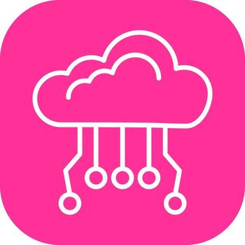 Cloud Computing Icon Design vector
