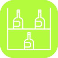 Wine Rack Icon Design vector