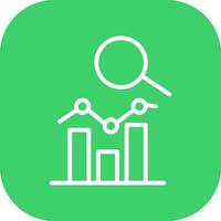 Digital Analytics Icon Design vector