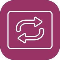 Repeat Button Icon Design vector