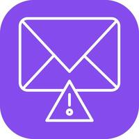 Message Alert Icon Design vector