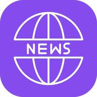News Website Icon Design vector