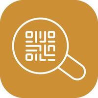 QR Code App Icon Design vector