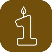 Age Number Icon Design vector