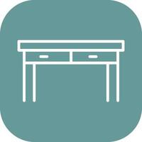 Table Icon Design vector