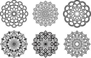 Minimalist Mandala with Clean, Elegant Shapes vector